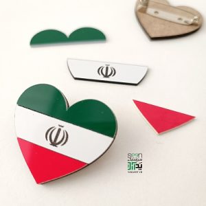 پیکسل پرچم ایران پازل 3 تکه گیفت دانش آموزی